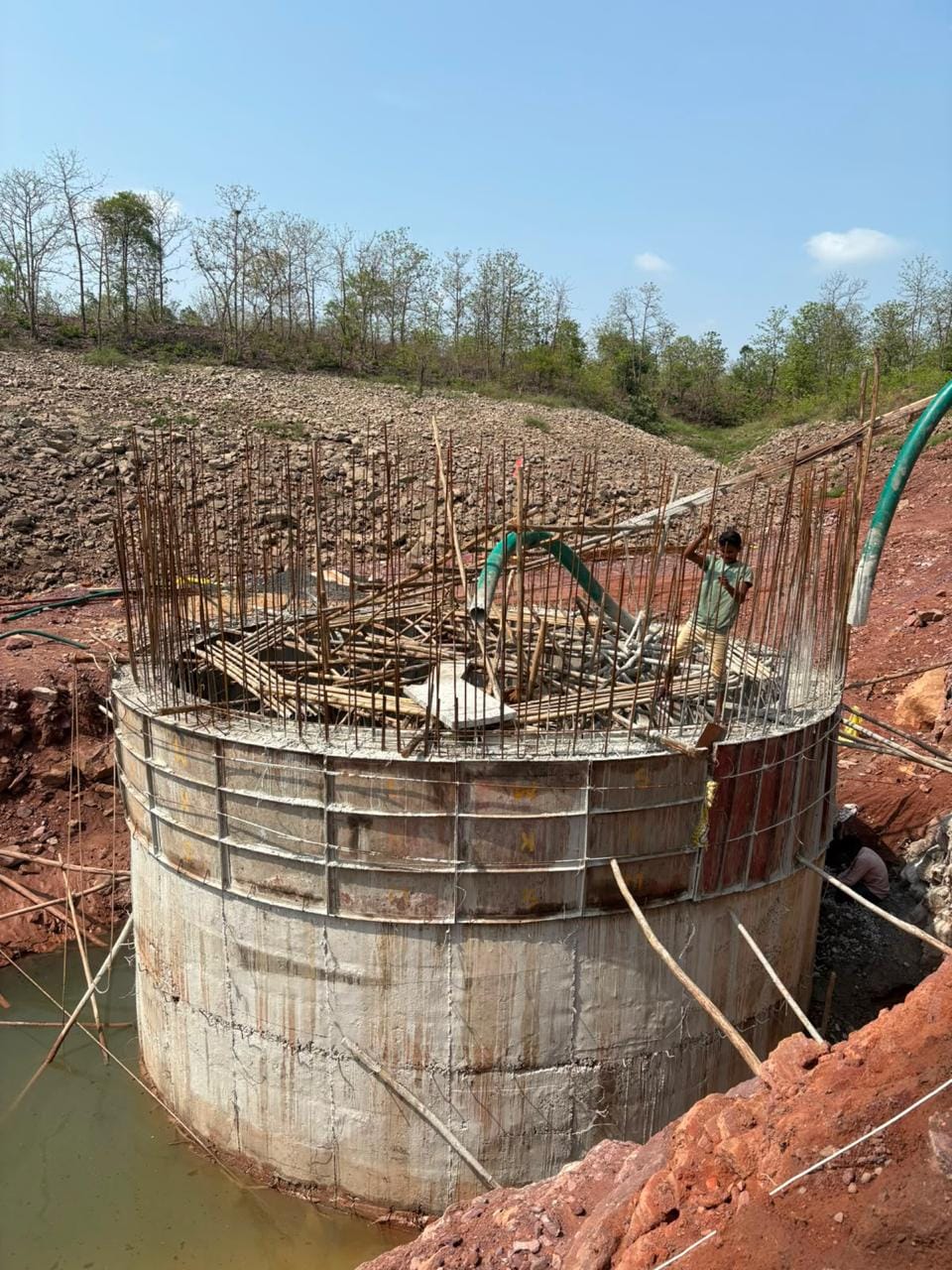 Circular intake shaft