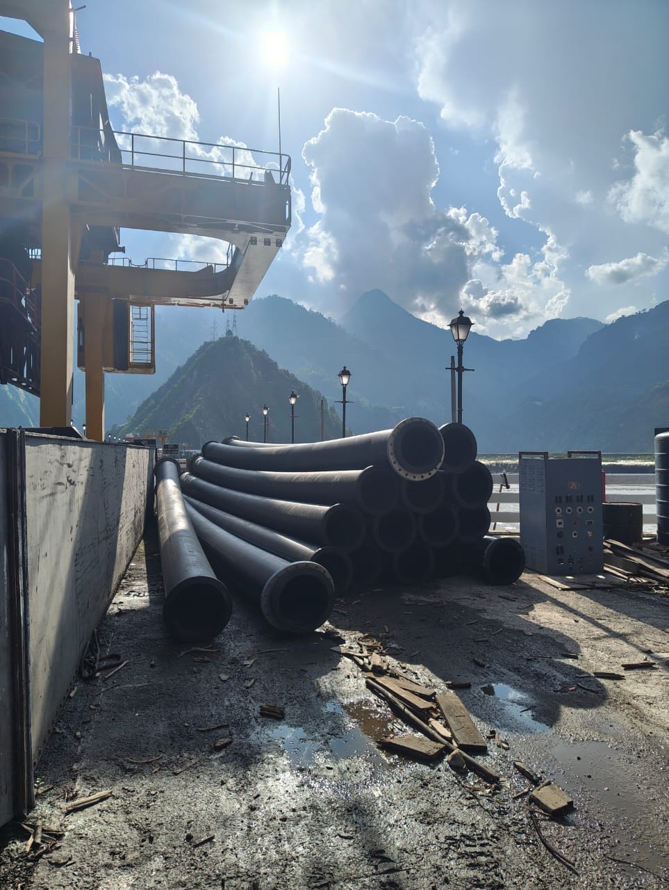 Fabricated pipe stockyard