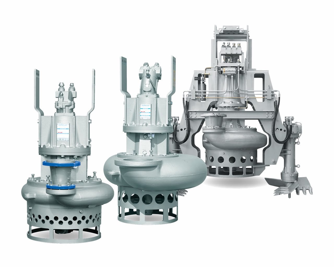 Slurry submersible pumps